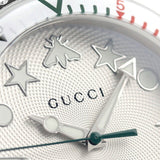  Shop Authentic Gucci Dive Quartz White Dial White Rubber Strap Watch For Men - YA136337 - Luxxuri
