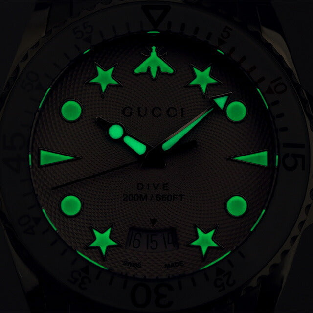  Shop Authentic Gucci Dive Quartz White Dial White Rubber Strap Watch For Men - YA136337 - Luxxuri