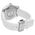  Shop Authentic Gucci Dive Quartz White Dial White Rubber Strap Watch For Men - YA136330 - Luxxuri