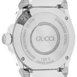  Shop Authentic Gucci Dive Quartz White Dial White Rubber Strap Watch For Men - YA136330 - Luxxuri