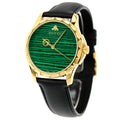  Shop Authentic Gucci Le Marche Des Merveilles Quartz Green Dial Black Leather Strap Watch For Women - YA126463 - Luxxuri