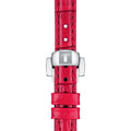  Shop Authentic Tissot Bellissima Small Lady Diamonds Mother of Pearl Dial Red Leather Strap Watch For Women - T126.010.66.113.00 - Luxxuri