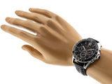  Shop Authentic Tommy Hilfiger Luke Quartz Black Dial Black Leather Strap Watch for Men - 1791117 - Luxxuri