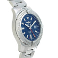  Shop Authentic Breitling Avenger Automatic GMT 45 Blue Dial Silver Steel Strap Watch for Men - A32395101C1A1 - Luxxuri