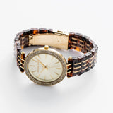  Shop Authentic Michael Kors Darci Gold Dial Brown Two Tone Steel Strap Watch for Women - MK4326 - Luxxuri
