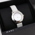  Shop Authentic Marc Jacobs Mini Blade White Dial White Leather Strap Watch for Women - MBM1206 - Luxxuri