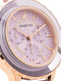  Shop Authentic Swarovski Octea Lux Chrono Purple Dial Purple Leather Strap Watch for Women - 5632263 - Luxxuri