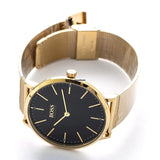  Shop Authentic Hugo Boss Horizon Quartz Black Dial Gold Mesh Bracelet Watch For Men - HB1513735 - Luxxuri