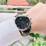  Shop Authentic Tissot T Classic Tradition Chronograph Black Dial Black Leather Strap Watch For Men - T063.617.16.057.00 - Luxxuri