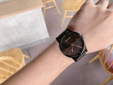  Shop Authentic Calvin Klein City Quartz Black Dial Black Leather Strap Watch for Men - K2G2G4C1 - Luxxuri