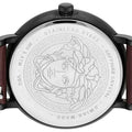  Shop Authentic Versace V-Circle Manifesto Black Dial Maroon Leather Strap Watch for Men - VBQ040017 - Luxxuri