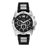  Shop Authentic Guess Intrepid Chronograph Black Dial Two Tone Steel Strap Watch for Men - W0167G1 - Luxxuri