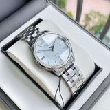  Shop Authentic Tissot T Classic Automatic III Day Date White Dial Silver Steel Strap Watch for Men - T065.930.11.031.00 - Luxxuri