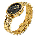  Shop Authentic Versace V-Twist Black Dial Gold Mesh Bracelet Watch for Women - VELS00819 - Luxxuri