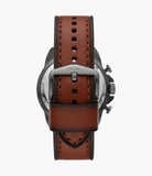  Shop Authentic Fossil Bronson Chronograph Grey Dial Brown Leather Strap Watch for Men - FS5855 - Luxxuri