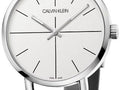 Shop Authentic Calvin Klein Evan White Dial Black Leather Strap Watch for Women - K7B231CY - Luxxuri