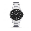  Shop Authentic Emporio Armani Renato Quartz Black Dial Silver Steel Strap Watch For Men - AR11181 - Luxxuri