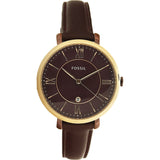  Shop Authentic Fossil Jacqueline Burgundy Dial Burgundy Leather Strap Watch for Women  - ES4099 - Luxxuri