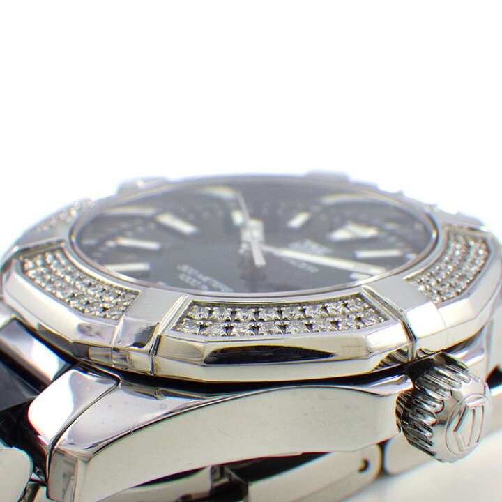  Shop Authentic Tag Heuer Aquaracer Quartz Diamonds Black Dial Two Tone Steel Strap Watch for Men - WAY131E.BA0913 - Luxxuri