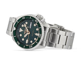  Shop Authentic Seiko 5 Sports Automatic Analog Green Dial Silver Steel Strap Watch For Men - SRPD63K1 - Luxxuri