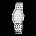  Shop Authentic Bvlgari Serpenti Seduttori Diamonds Silver Dial Silver Steel Strap Watch for Women - SERPENTI103361 - Luxxuri