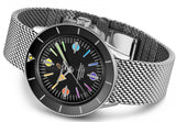  Shop Authentic Breitling Superocean Heritage '57 Black Dial Silver Mesh Bracelet Watch for Men - A103701A1B1A1 - Luxxuri
