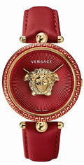  Shop Authentic Versace Palazzo Empire Red Dial Red Leather Strap Watch for Women - VCO120017 - Luxxuri
