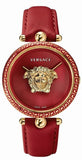  Shop Authentic Versace Palazzo Empire Red Dial Red Leather Strap Watch for Women - VCO120017 - Luxxuri