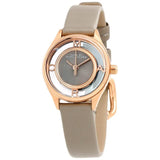  Shop Authentic Marc Jacobs Tether Grey Dial Grey Leather Strap Watch for Women - MBM1375 - Luxxuri