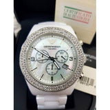  Shop Authentic Emporio Armani Ceramica Chronograph White Dial White Ceramic Strap Watch For Women - AR1456 - Luxxuri