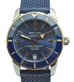  Shop Authentic Breitling Superocean Heritage B20 Automatic 42 Blue Dial Blue Mesh Bracelet Watch for Men - UB2010161C1S1 - Luxxuri