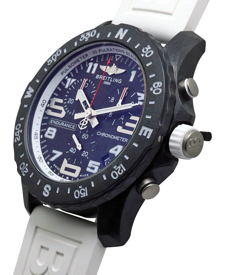  Shop Authentic Breitling Endurance Pro Black Dial White Rubber Strap Watch for Men - X82310A71B1S1 - Luxxuri