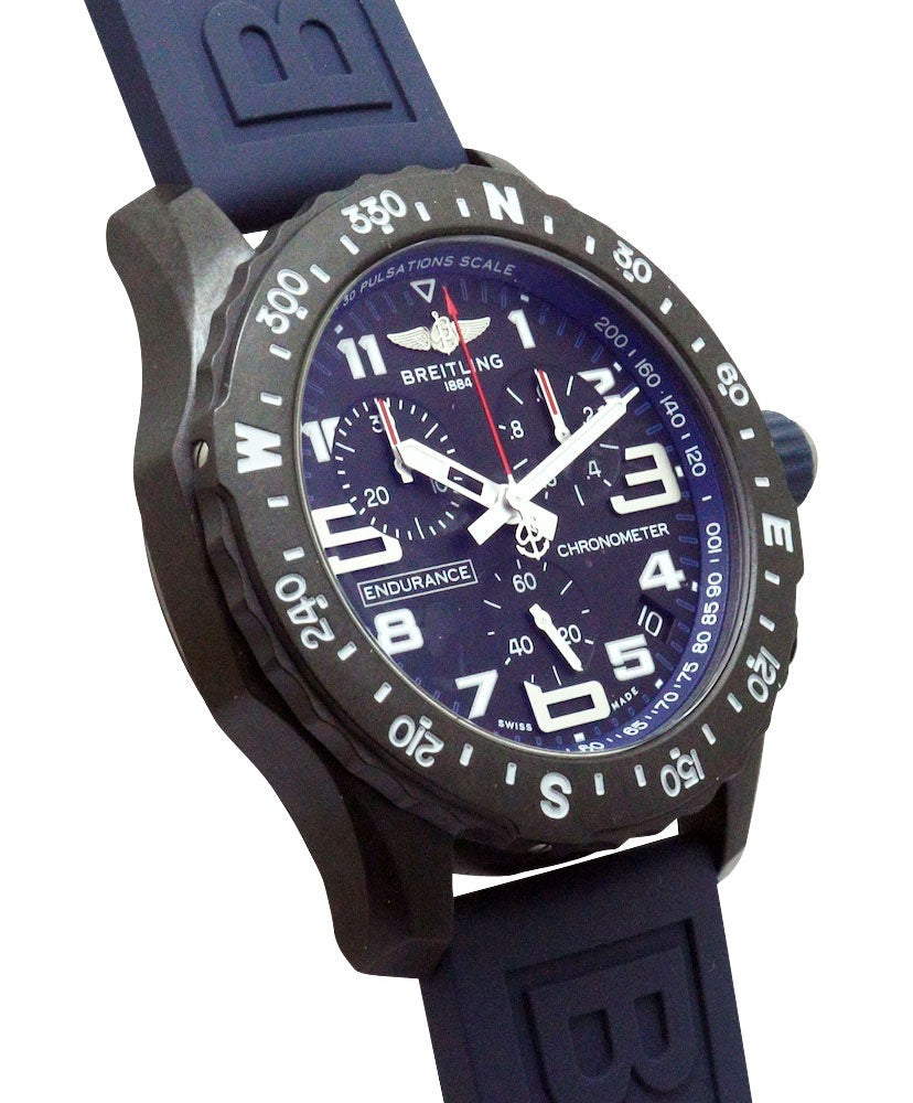  Shop Authentic Breitling Endurance Pro Black Dial Blue Rubber Strap Watch for Men - X82310D51B1S1 - Luxxuri