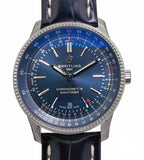  Shop Authentic Breitling Navitimer Automatic 41 Blue Dial Blue Leather Strap Watch for Men - A17326161C1P3 - Luxxuri
