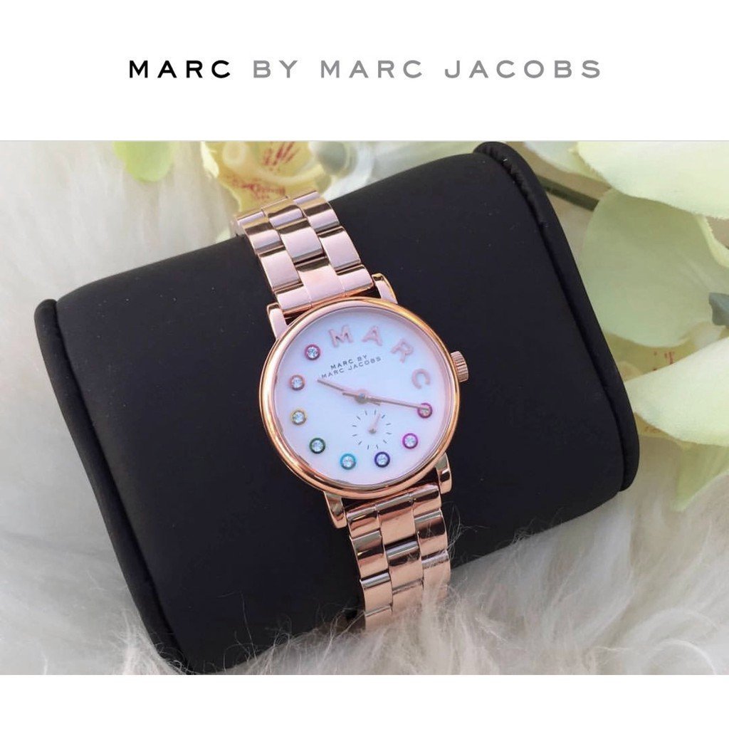  Shop Authentic Marc Jacobs Baker Dexter White Dial Rose Gold Steel Strap Watch for Women - MBM3443 - Luxxuri