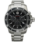  Shop Authentic Movado Series 800 Chronograph Black Dial Silver Steel Strap Watch For Men - 2600142 - Luxxuri
