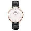  Shop Authentic Daniel Wellington Classic Reading White Dial Black Leather Strap Watch For Men - DW00100014 - Luxxuri