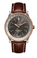  Shop Authentic Breitling Navitimer 1 Automatic 41mm Black Dial Brown Leather Strap Mens Watch - U17326211M1P1 - Luxxuri