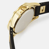  Shop Authentic Guess Queen Quartz Gold Dial Black Silicone Strap Watch For Women - GW0536L3 - Luxxuri
