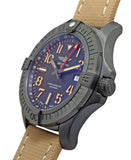  Shop Authentic Breitling Avenger Automatic GMT 45 Black Dial Brown Nylon Strap Watch for Men - V32395101B1X1 - Luxxuri