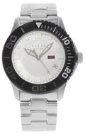  Shop Authentic Gucci G Timeless Sport White Dial Silver Steel Strap Watch For Men - YA126250 - Luxxuri