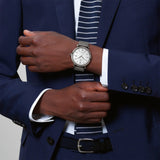  Shop Authentic IWC Portofino Automatic White Dial Silver Mesh Bracelet Watch for Men - IW356505 - Luxxuri