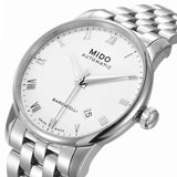  Shop Authentic Mido Baroncelli II Automatic White Dial Silver Steel Strap Watch For Men - M8600.4.26.1 - Luxxuri