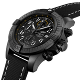 Shop Authentic Breitling Avenger Chronograph 45mm Night Mission Black Dial Black Nylon Strap Watch for Men - V13317101B1X1 - Luxxuri