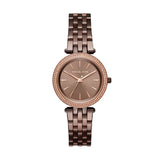  Shop Authentic Michael Kors Darci Quartz Brown Dial Brown Steel Strap Watch For Women - MK3553 - Luxxuri
