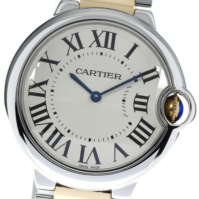  Shop Authentic Cartier Ballon Bleu Silver Dial Two Tone Steel Strap Watch for Unisex Watch - W69008Z3 - Luxxuri