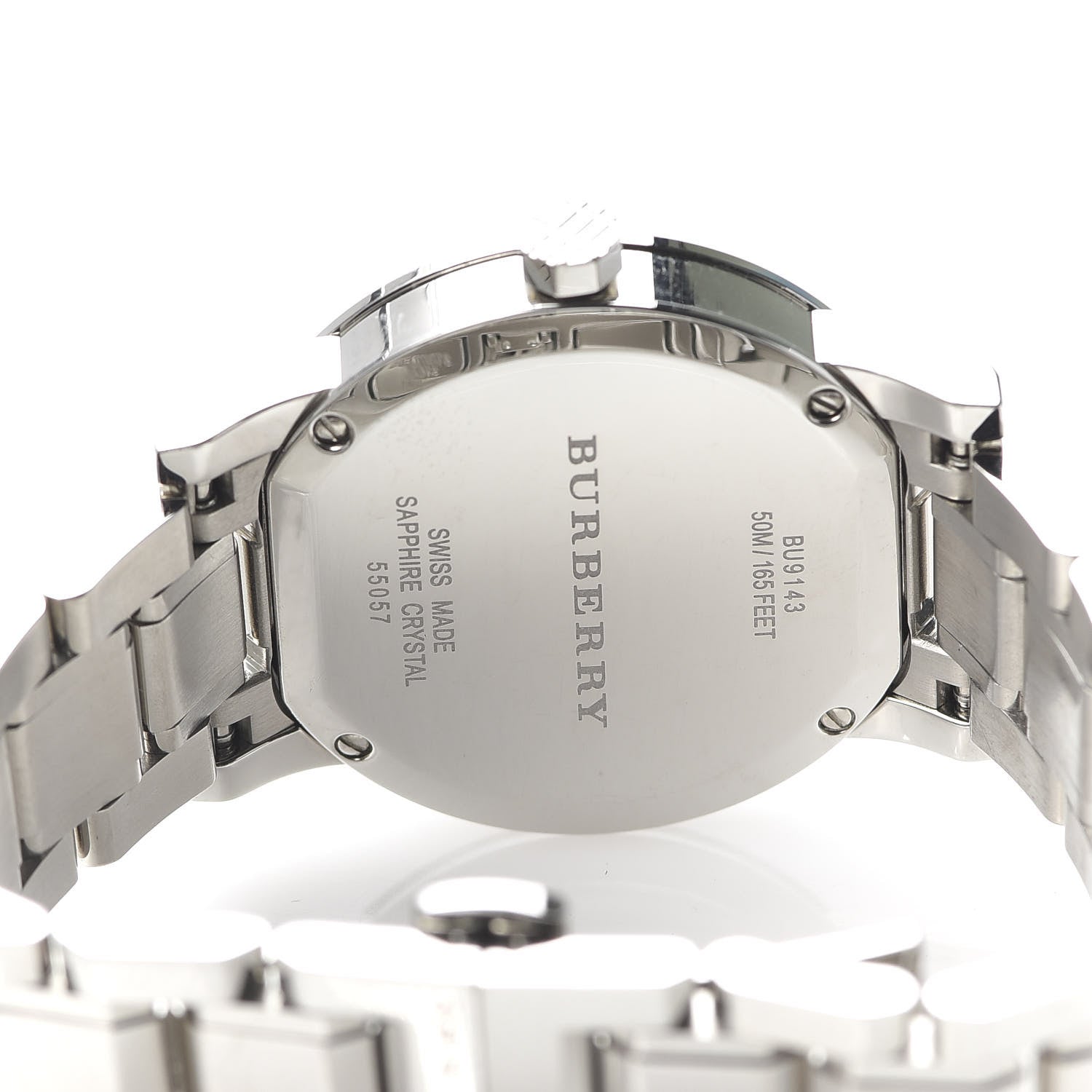  Shop Authentic Burberry The City Silver Dial Silver Steel Strap Watch for Women - BU9143 - Luxxuri