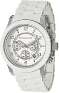  Shop Authentic Michael Kors Oversize White Dial White Steel Strap Watch for Men - MK8108 - Luxxuri