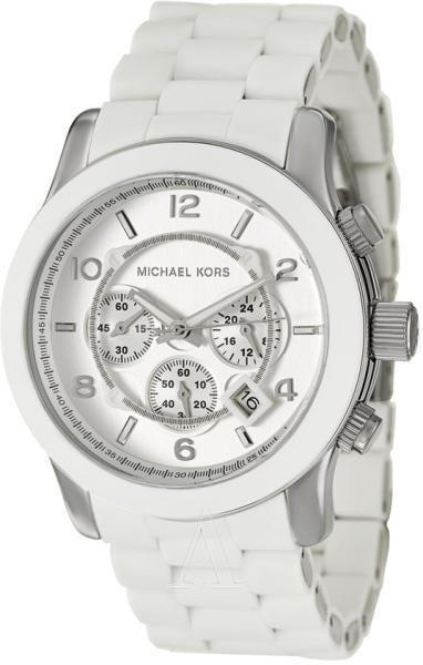  Shop Authentic Michael Kors Oversize White Dial White Steel Strap Watch for Men - MK8108 - Luxxuri