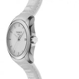  Shop Authentic Tissot Couturier Lady Silver Dial White Leather Strap Watch For Women - T035.210.16.011.00 - Luxxuri